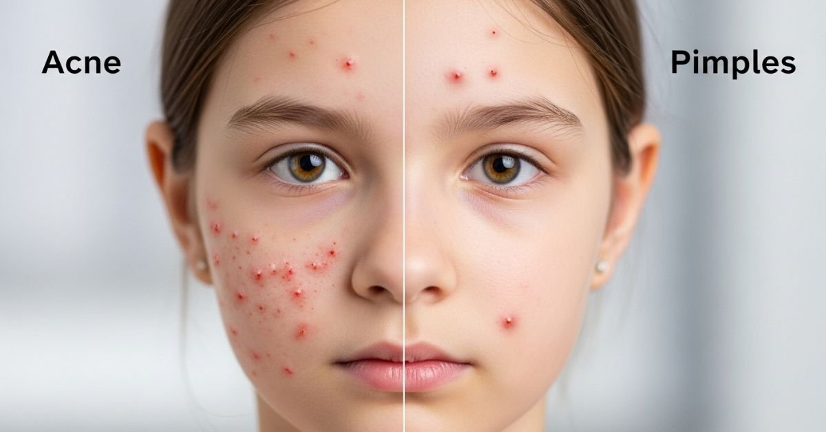 Acne vs Pimples