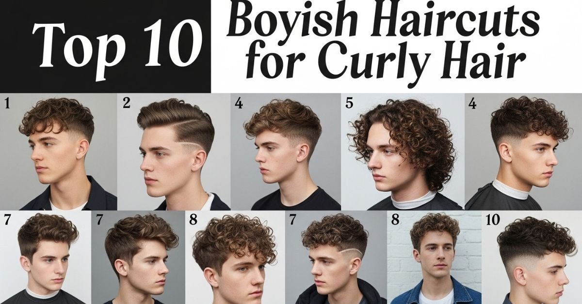 Boyish Haircuts for Curly Hair