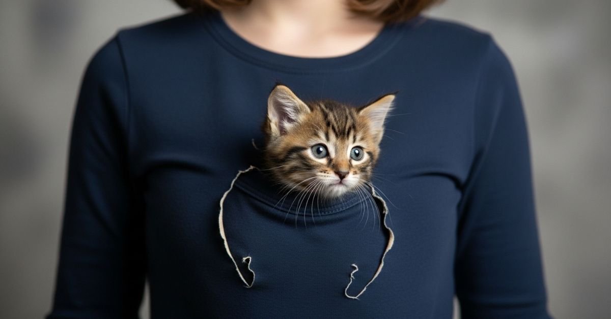 Cat Face Long-Sleeved Shirt