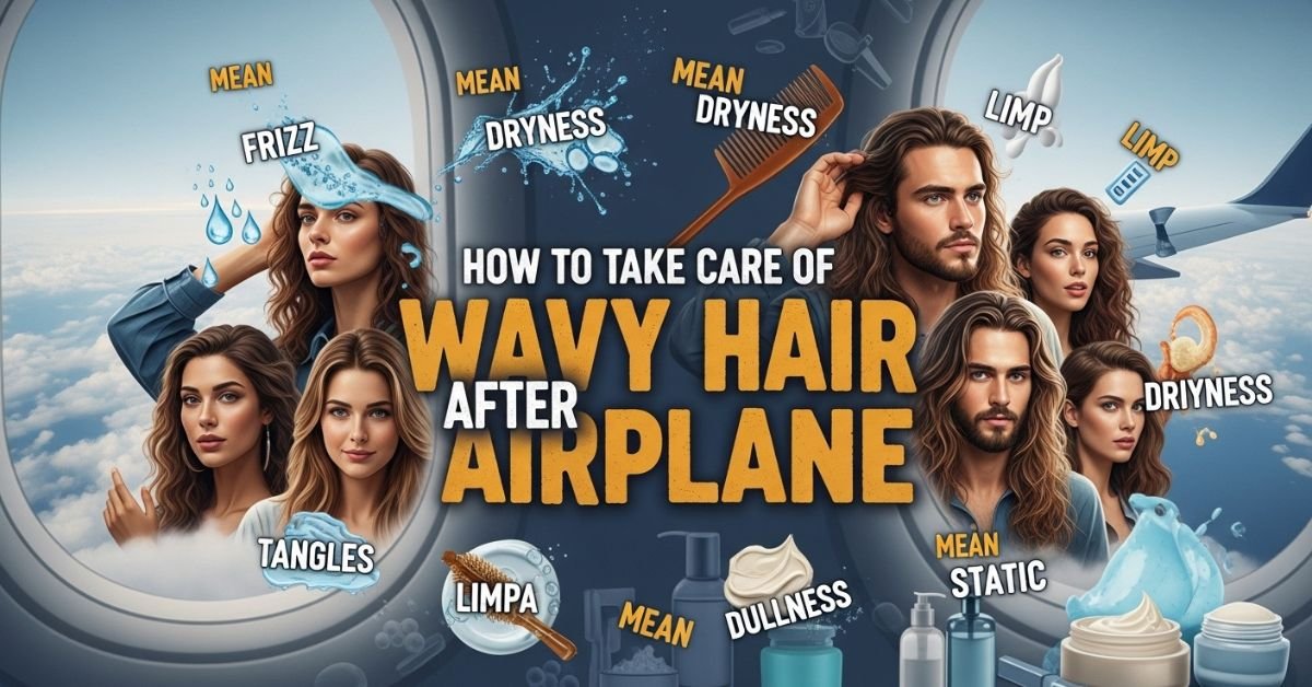 How to Take Care of Wavy Hair After Airplane