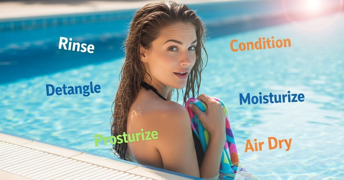 How to Take Care of Wavy Hair After Pool