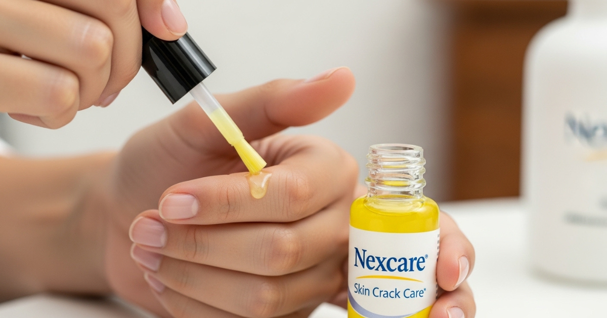Nexcare Skin Crack Care Color now is yellow